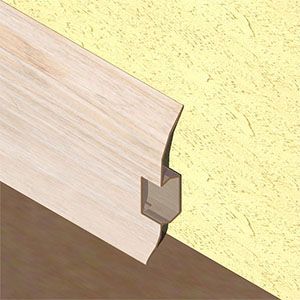 Plinta parchet 60 mmx2,5 m, PVC, frasin deschis