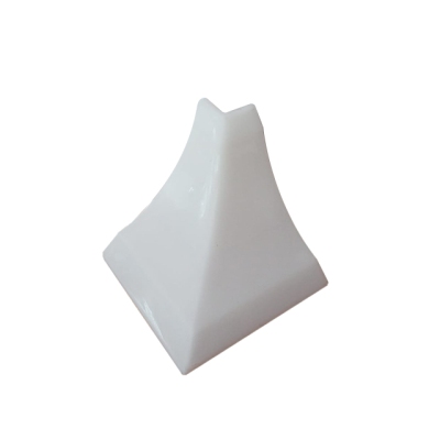 Piesa colt exterior pentru ETS455.01, alb