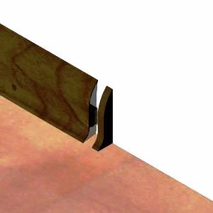 Piesa inchidere dreapta pentru PBC605.162  - set 4 bucati, wenge