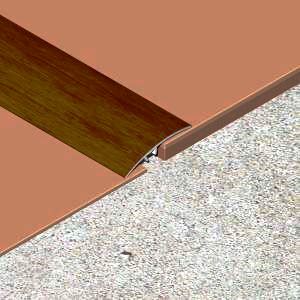 Prag trecere, diferenta nivel 14 mm, 39 mmx2,7 m, palisandru
