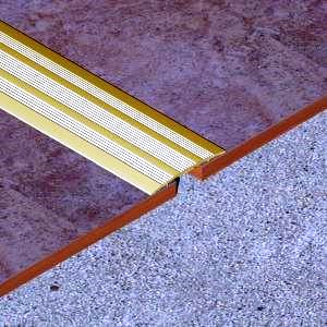 Prag trecere, 40 mmx2,7 m, auriu satinat