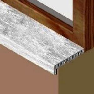 Glaf interior, 150 mm, PVC, alb marmorat