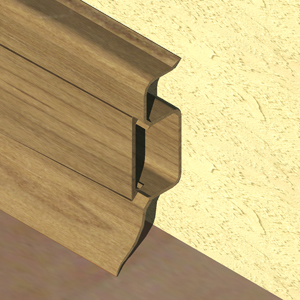 Plinta parchet 50 mmx2,5 m, stejar vechi