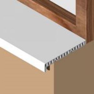 Glaf interior, 250 mm, PVC, alb