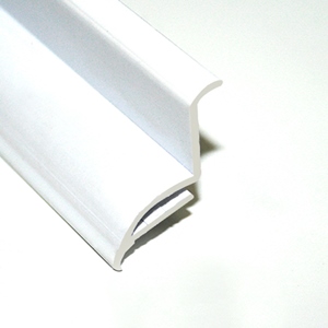 Etansator PVC Coextrudat, 20x18 mm, alb