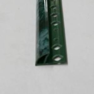 Coltar faianta, colt exterior, 10 mm, PVC, 2.5 m, verde marmorat