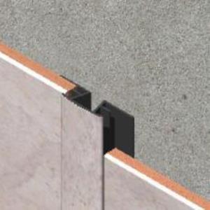 Profil dilatatie decorativ, 25 mm, adancime 6-8 mm, 2 m, PVC, bej granit