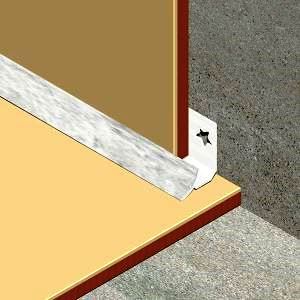 Coltar faianta, colt interior, 9 mm, PVC, 2.7 m, alb marmorat