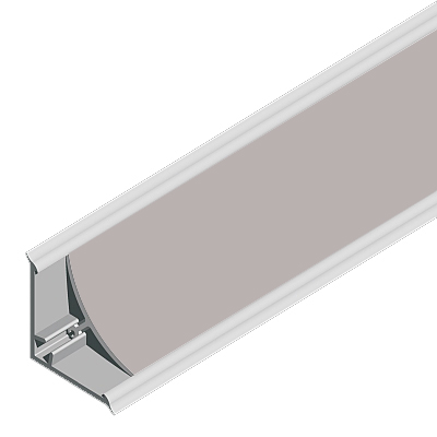 Etansator blat 32x32 mm, PVC, argintiu satinat