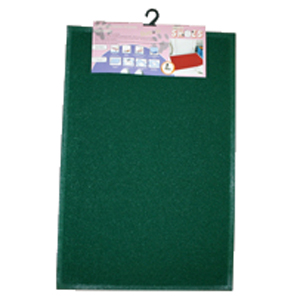 Stergator intrare cu suport vinil si margini presate, 12 mm, 60x90 cm, verde