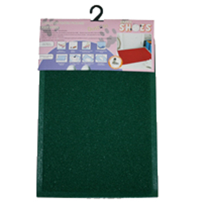 Stergator intrare cu suport vinil si margini presate, 12 mm, 40x60 cm, verde