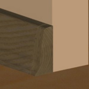 Piesa inchidere dreapta pentru PBC505.162  - set 4 bucati, wenge