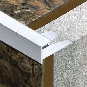 Profil treapta flexibil, 10x11 mm, 2,7 m, argintiu