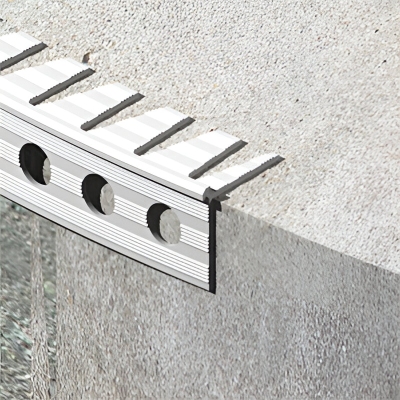 Cornier flexibil tencuiala, 25 mm, PVC cu rasina ABS, 2,5 m, alb gheata