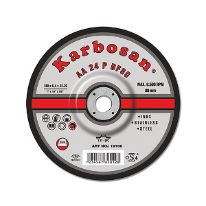 Disc polizare inox, 125x6.4x22 mm