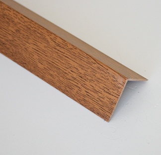 Cornier PVC, 20x20 mm, 2,7 m, stejar inchis