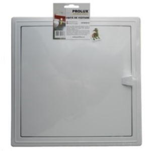 Usita de vizitare PVC, 30x30 cm, alba