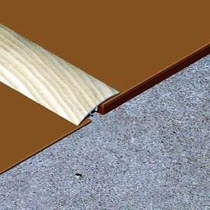 Prag trecere, diferenta nivel 14 mm, 39 mmx2,7 m, artar alb