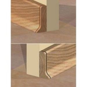 Piesa inchidere dreapta/stanga pentru PBC505.157  - set 2x2 bucati, stejar inchis