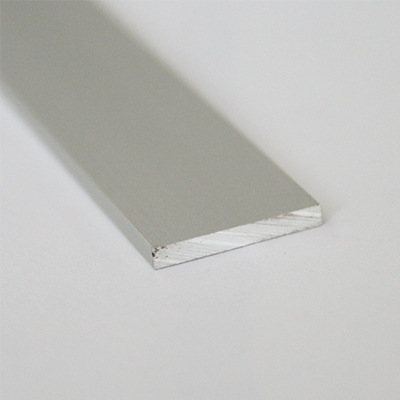 Platbanda, 15 mm, 1 m, argintiu satinat