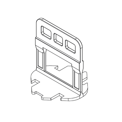 Clipsuri nivelare XL 2 mm placi 12-22 mm, set 100 buc