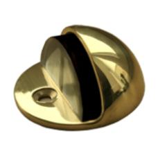 Opritor cu montare pe pardoseala, auriu lucios cu insertie neagra