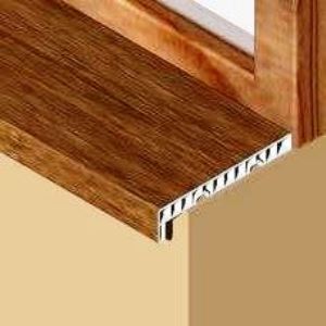 Glaf interior, 200 mm, PVC, stejar inchis