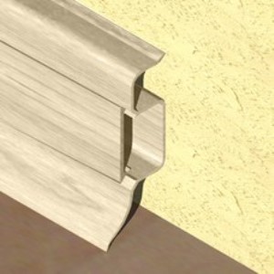 Plinta parchet 50 mmx2,5 m, fag inchis