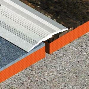 Prag trecere arcuit, 31 mmx1,8 m, argintiu satinat