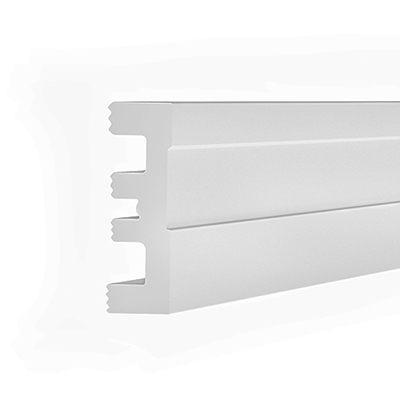 Bagheta de perete din duropolimer, 50x15 mm, lungime 2m