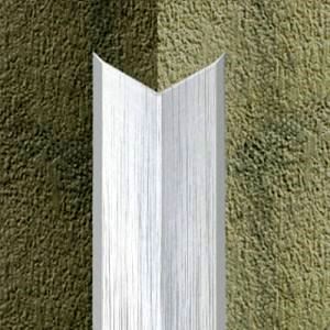 Cornier inox cu laturi tesite, 30x30 mm, 1,5 m, inox periat
