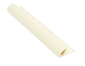 Coltar faianta, colt exterior, 12 mm, PVC, 2.5 m, fildes