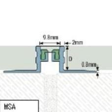 Profil dilatatie profesional 10 mm, gri inchis