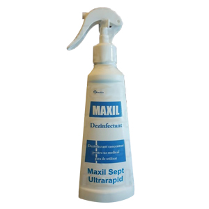 Maxil Sept ultra-rapid, dezinfectant biocid, uz industrial/profesional, 250 ml