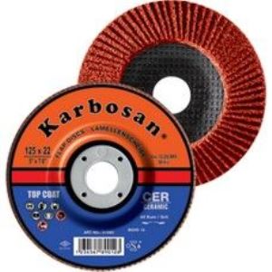 Disc lamelar conic otel inalt aliat, 125x22, granulatie 40