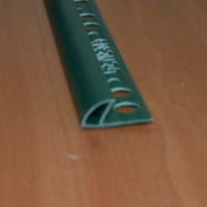 Coltar faianta, colt exterior, 12 mm, PVC, 2.5 m, verde lucios
