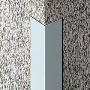 Cornier metalic, 20x20 mm, 2,5 m, aluminiu