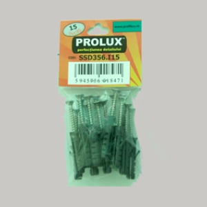 Set holsuruburi si dibluri 3,5x35 mm- 15 bucati, inox lucios