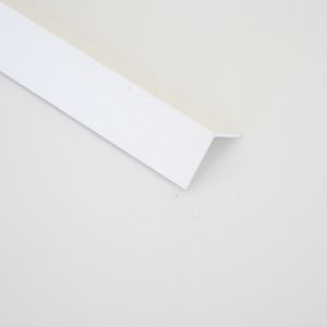 Cornier ingust PVC, 20x20 mm, alb