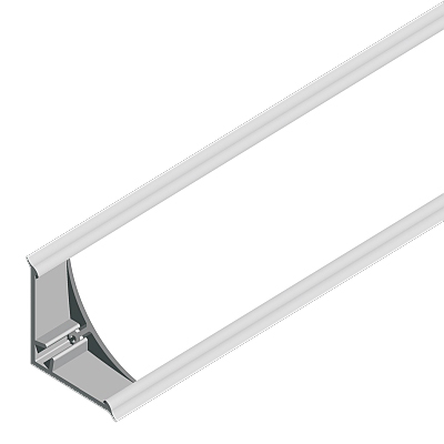 Etansator blat 25x25 mm, PVC, alb