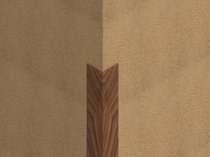 Cornier PVC, 30x30 mm, 2,7 m, stejar inchis