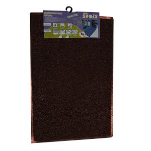 Stergator intrare fara suport de vinil, 14 mm, 60x90 cm, maro