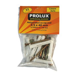 Set holsuruburi si dibluri- 12 bucati, aurii