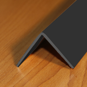 Cornier PVC, 20x20 mm, 2,7 m, negru