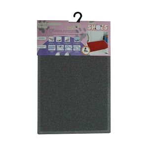 Stergator intrare cu suport vinil si margini presate, 12 mm, 60x90 cm, gri