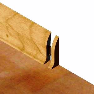 Piesa inchidere dreapta pentru PBC605.40  - set 4 bucati, stejar