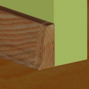 Piesa inchidere dreapta pentru PBC505.157  - set 4 bucati, stejar inchis