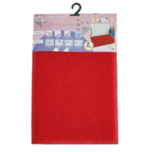 Stergator intrare cu suport vinil si margini presate, 12 mm, 40x60 cm, rosu