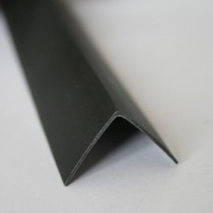 Cornier PVC, 25x25 mm, 2,7 m, negru