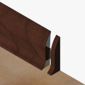 Piesa inchidere dreapta pentru PBC605.141  - set 4 bucati, mahon inchis